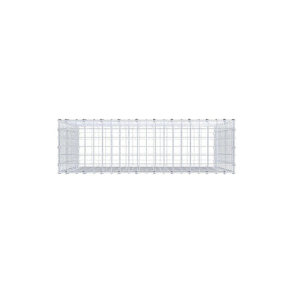 Gabione 100 cm x 90 cm x 30 cm (L x H x T), Maschenweite 5 x 5 cm, Spiralring