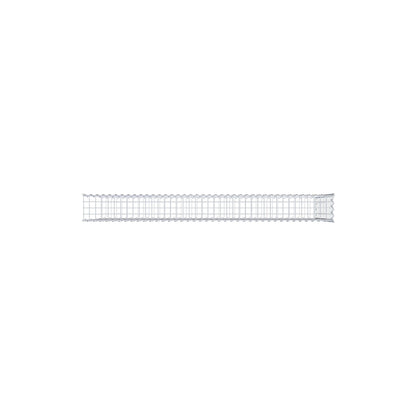 Opvokset gabion type 2 200 cm x 100 cm x 20 cm (L x H x D), maskestørrelse 5 cm x 10 cm, spiral