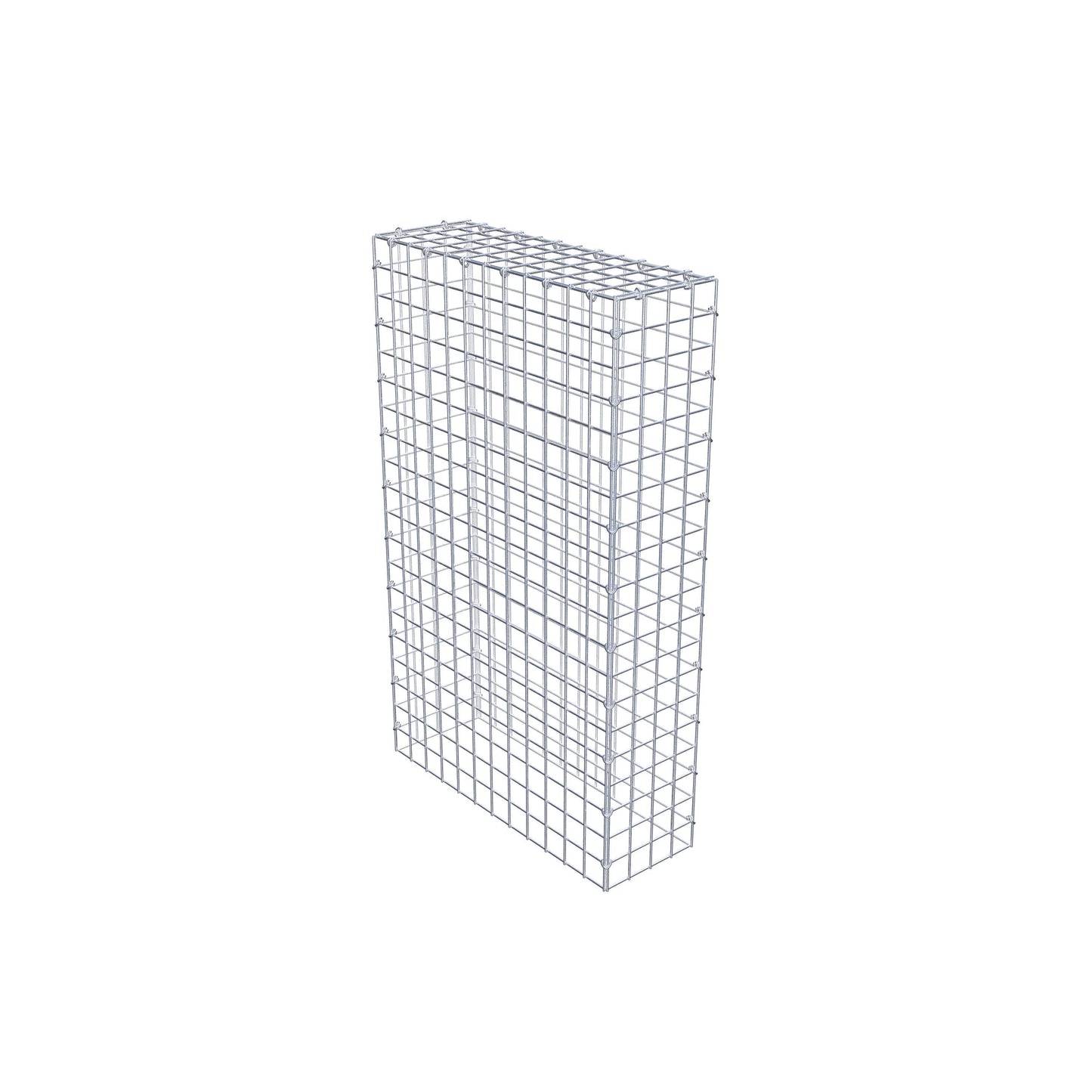Gavión adicional tipo 3 100 cm x 60 cm x 20 cm (L x A x P), malla 5 cm x 5 cm, anillo en C