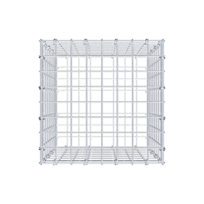 Gabion 40 cm x 40 cm x 40 cm (L x H x D), maskstorlek 5 cm x 5 cm, C-ring