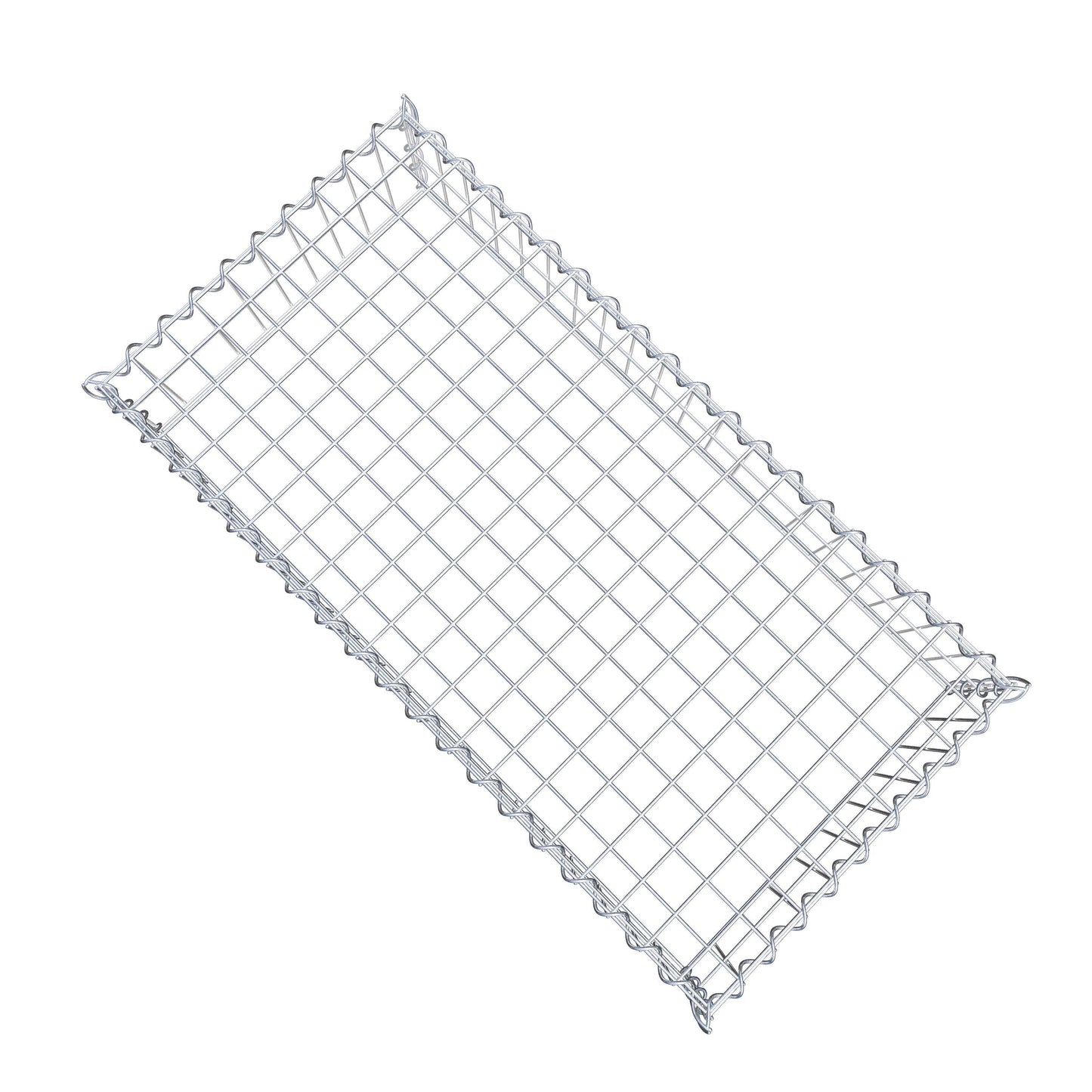 Gabião Tipo 3 100 cm x 20 cm x 50 cm (C x A x P), malhagem 5 cm x 10 cm, espiral