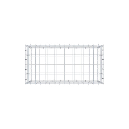 Gabion 80 cm x 40 cm x 40 cm (L x H x D), maskstorlek 10 cm x 10 cm, C-ring