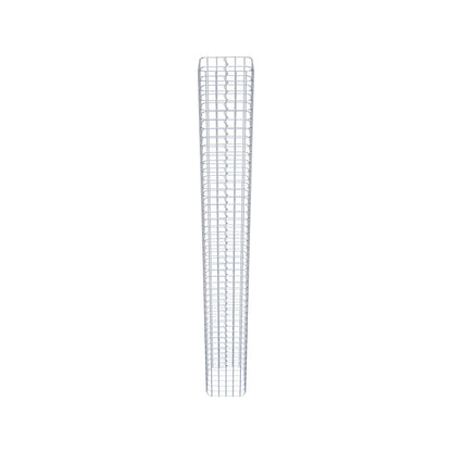 Colonna di gabbioni angolare 27 cm x 27 cm, 230 cm di altezza, MW 5 cm x 5 cm
