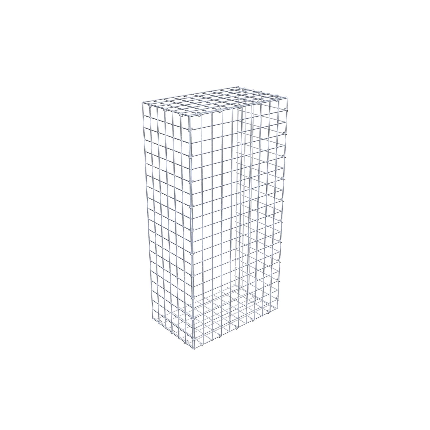 Gavión acoplable tipo 2 100 cm x 30 cm x 50 cm (L x A x P), malla 5 cm x 5 cm, anillo en C