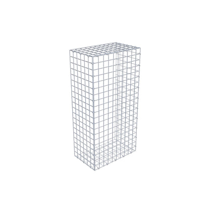 Gavión acoplable tipo 2 100 cm x 30 cm x 50 cm (L x A x P), malla 5 cm x 5 cm, anillo en C