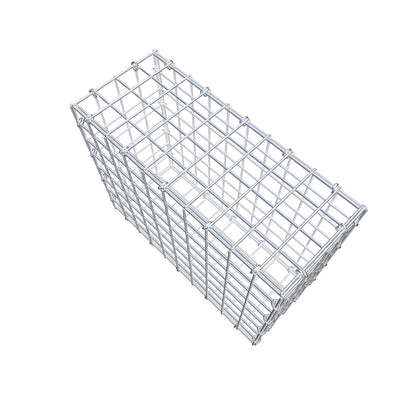 Schanskorf 50 cm x 40 cm x 20 cm (L x H x D), maaswijdte 5 cm x 5 cm, C-ring