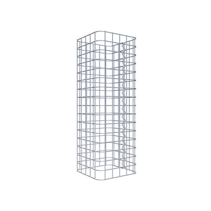 Colonne de gabion carrée 27 cm x 27 cm, hauteur 80 cm, MW 5 cm x 5 cm