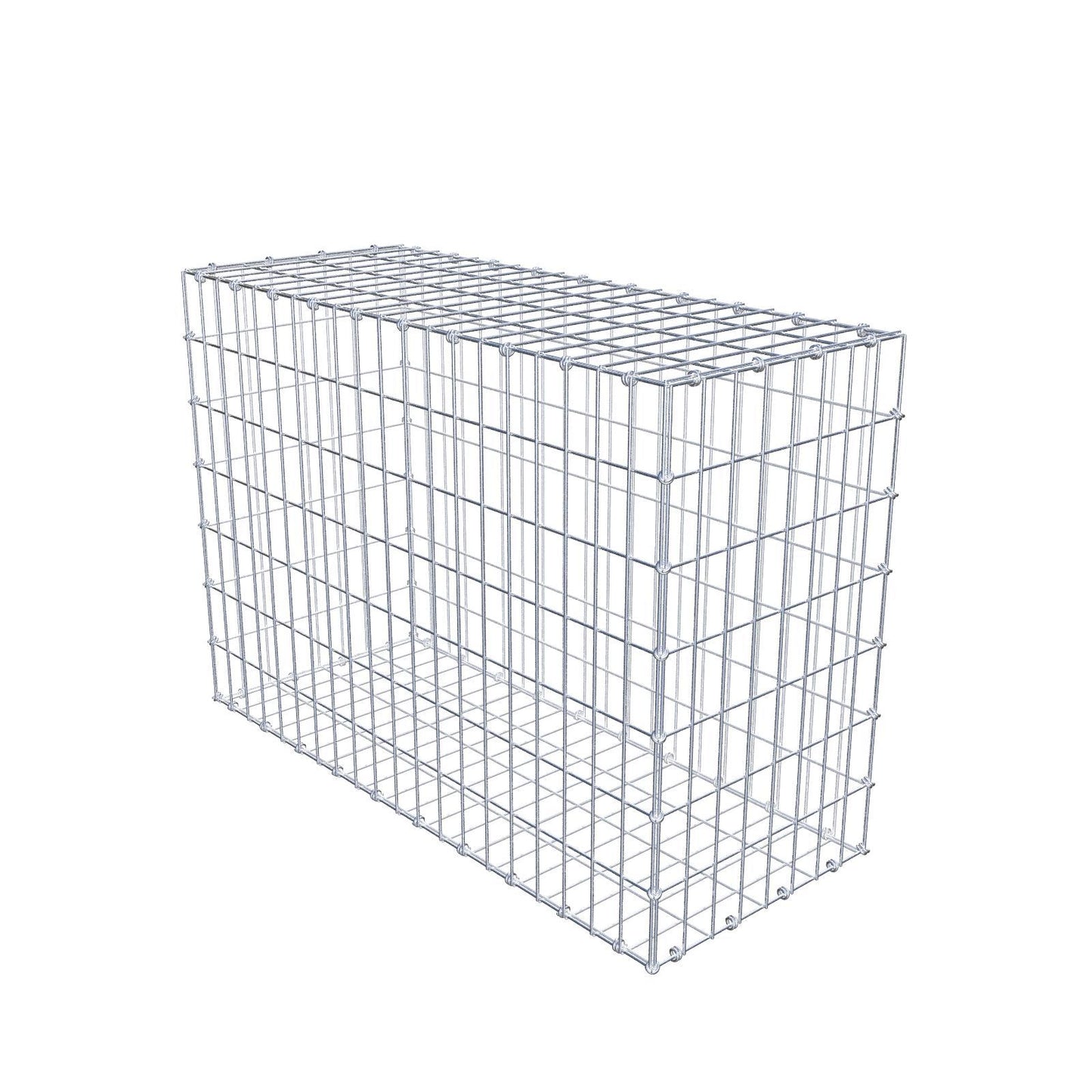 Gabion 100 cm x 70 cm x 40 cm (L x H x D), mesh size 5 x 10 cm, spiral ring