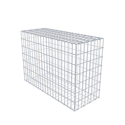 Gabion 100 cm x 70 cm x 40 cm (L x H x D), mesh size 5 x 10 cm, spiral ring