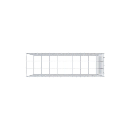 Extra gabion typ 4 100 cm x 80 cm x 30 cm (L x H x D), maskstorlek 10 cm x 10 cm, C-ring