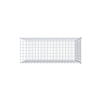 Anbaugabione Typ 2 100 cm x 70 cm x 40 cm (L x H x T), Maschenweite 5 cm x 5 cm, Spirale