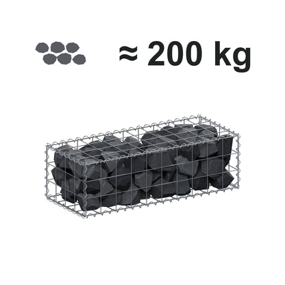 Gabion 100 cm x 30 cm x 40 cm (L x H x D), mesh size 10 cm x 10 cm, spiral