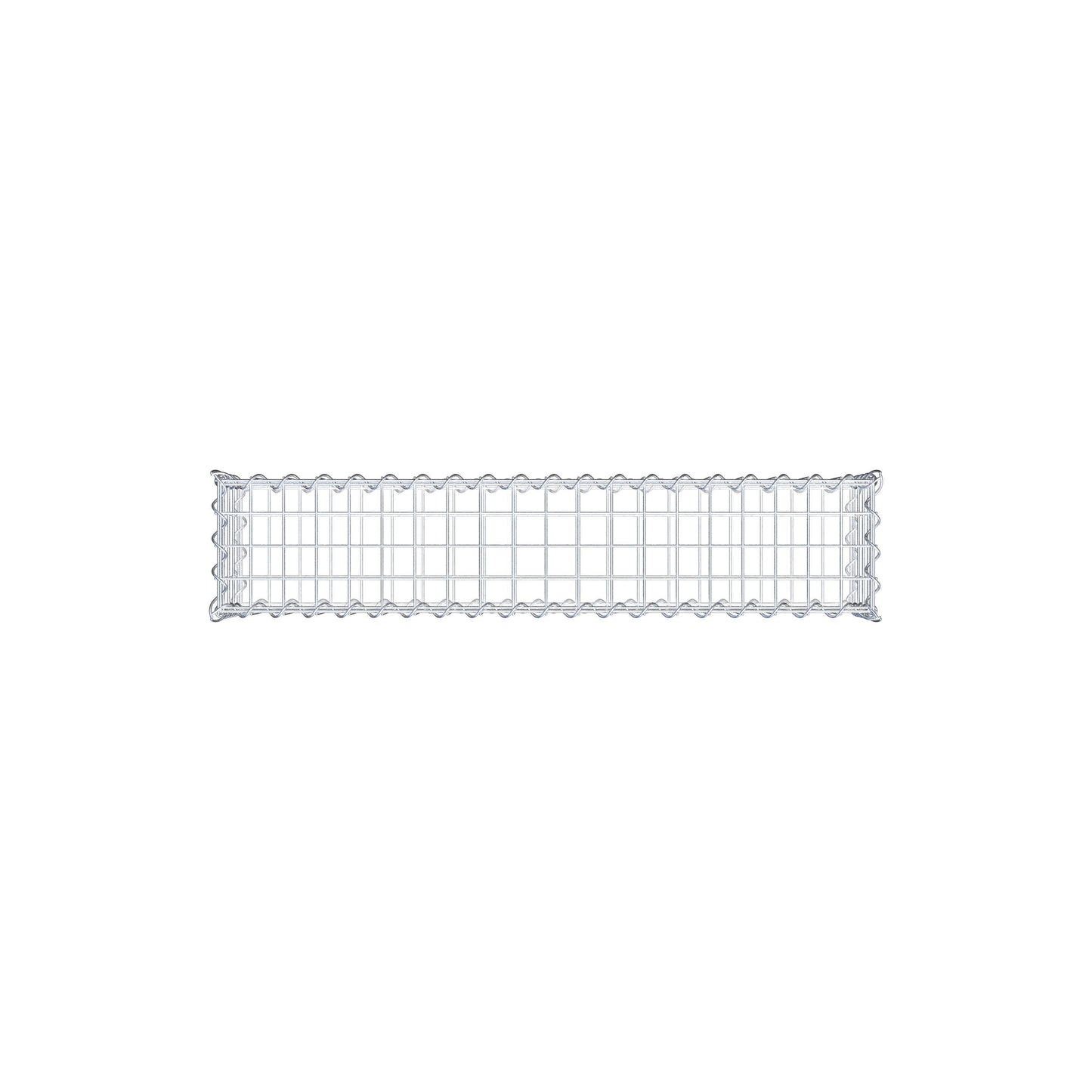 Gabion 100 cm x 20 cm x 20 cm (L x H x D), mesh size 5 cm x 5 cm, spiral