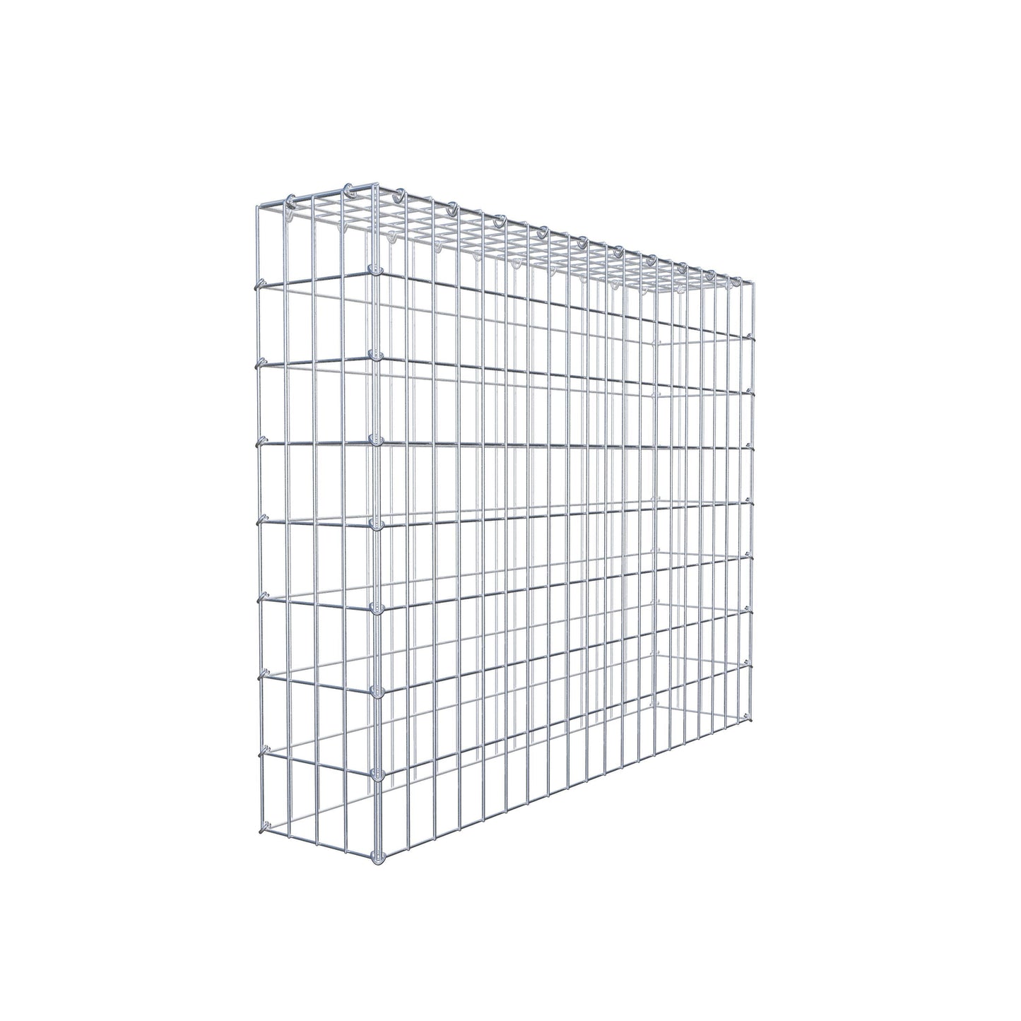 Type 3 oplegkorf 100 cm x 80 cm x 20 cm (L x H x D), maaswijdte 5 cm x 10 cm, C-ring