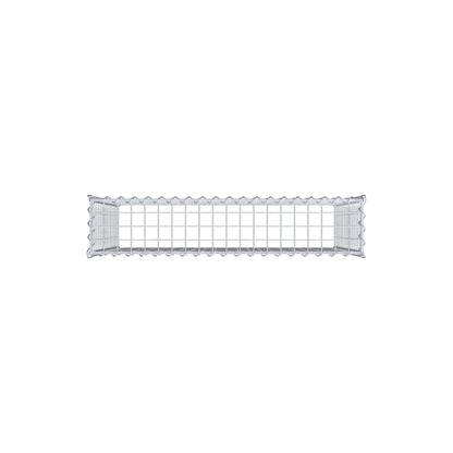 Gabião tipo 3 100 cm x 80 cm x 20 cm (C x A x P), malhagem 5 cm x 5 cm, espiral