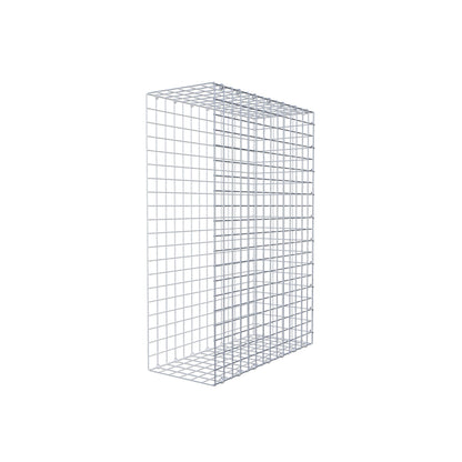 Monteret gabion type 2 100 cm x 70 cm x 30 cm (L x H x D), maskestørrelse 5 cm x 5 cm, C-ring