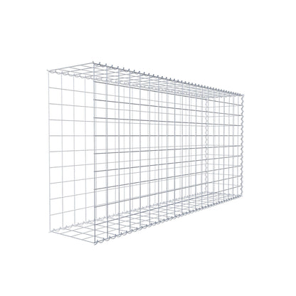 Grown-on gabion type 2 200 cm x 100 cm x 40 cm (L x H x D), mesh size 10 cm x 10 cm, spiral