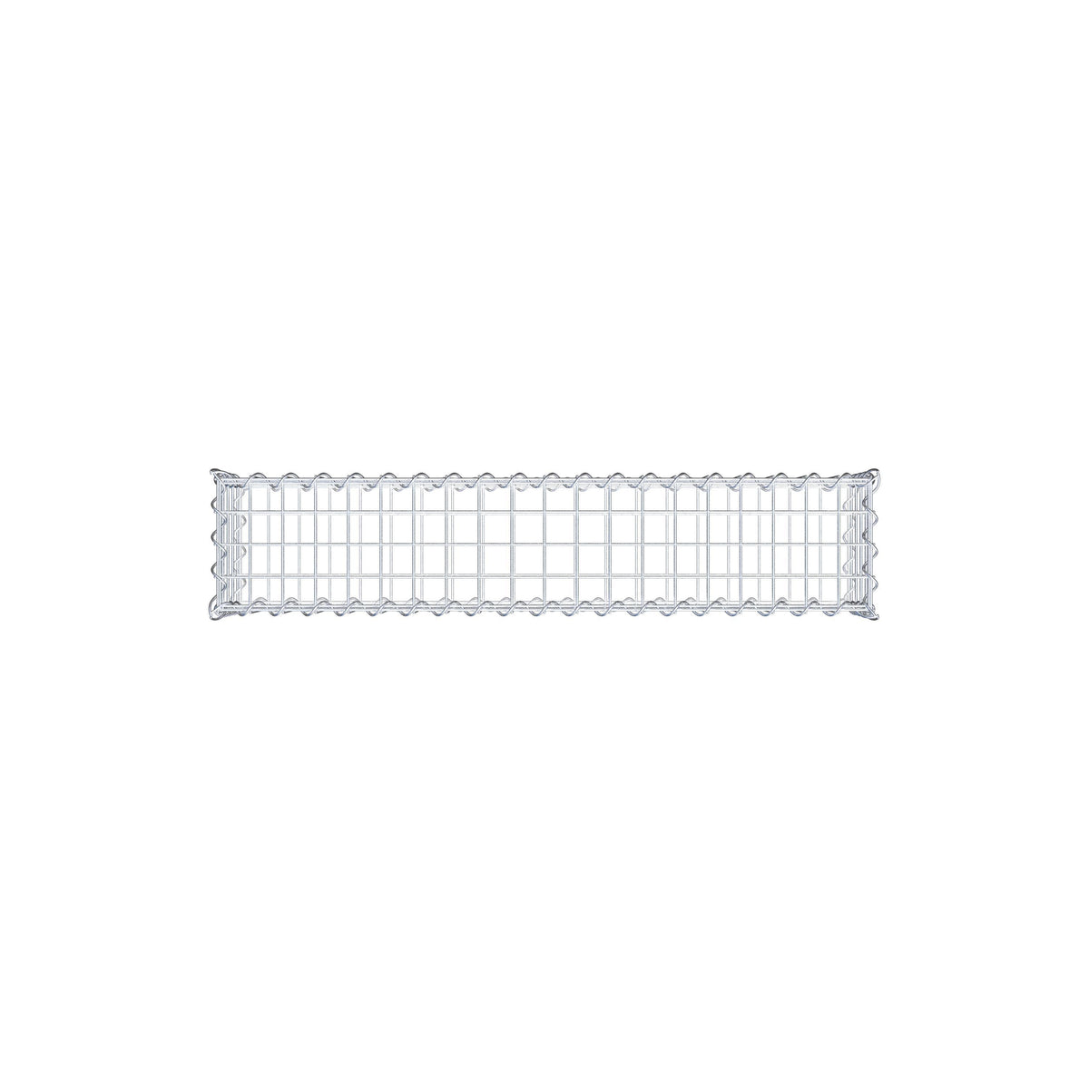 Gabion 100 cm x 20 cm x 20 cm (L x H x D), mesh size 5 cm x 5 cm, spiral