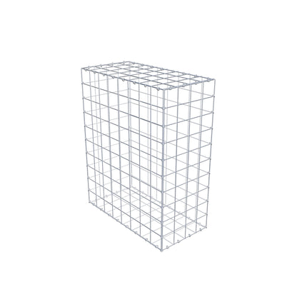 Gabião 100 cm x 80 cm x 40 cm (C x A x P), malhagem 10 cm x 10 cm, anel C
