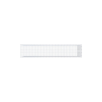 Opzetpaal type 4 200 cm x 100 cm x 40 cm (L x H x D), maaswijdte 5 cm x 10 cm, C-ring