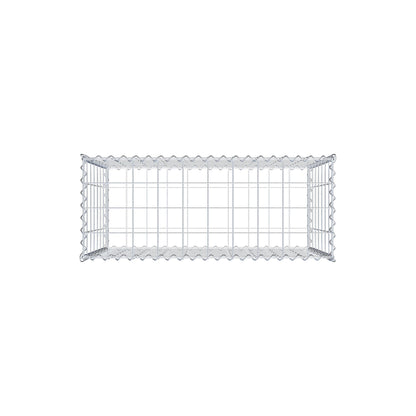 Gabion 100 cm x 70 cm x 40 cm (L x H x D), maskestørrelse 10 cm x 10 cm, spiral