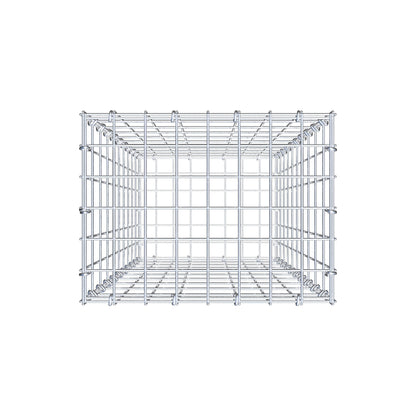 Gabione 100 cm x 40 cm x 30 cm (L x H x T), Maschenweite 5 cm x 10 cm, C-Ring