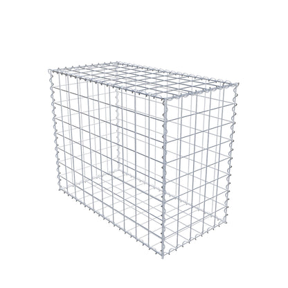 Gabião 100 cm x 80 cm x 50 cm (C x A x P), malhagem 10 cm x 10 cm, espiral