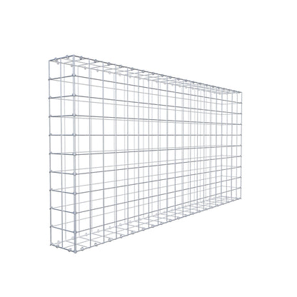 Gabion 200 cm x 100 cm x 20 cm (L x H x D), maskestørrelse 10 cm x 10 cm, C-ring