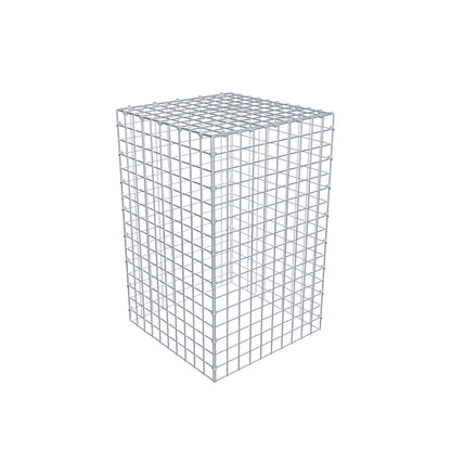 Pila adicional tipo 3 80 cm x 50 cm x 50 cm (L x A x P), malla 5 cm x 5 cm, anillo en C