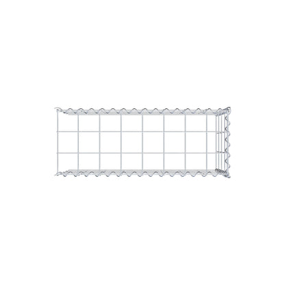 Anbaugabione Typ 4 80 cm x 40 cm x 30 cm (L x H x T), Maschenweite 10 cm x 10 cm, Spirale
