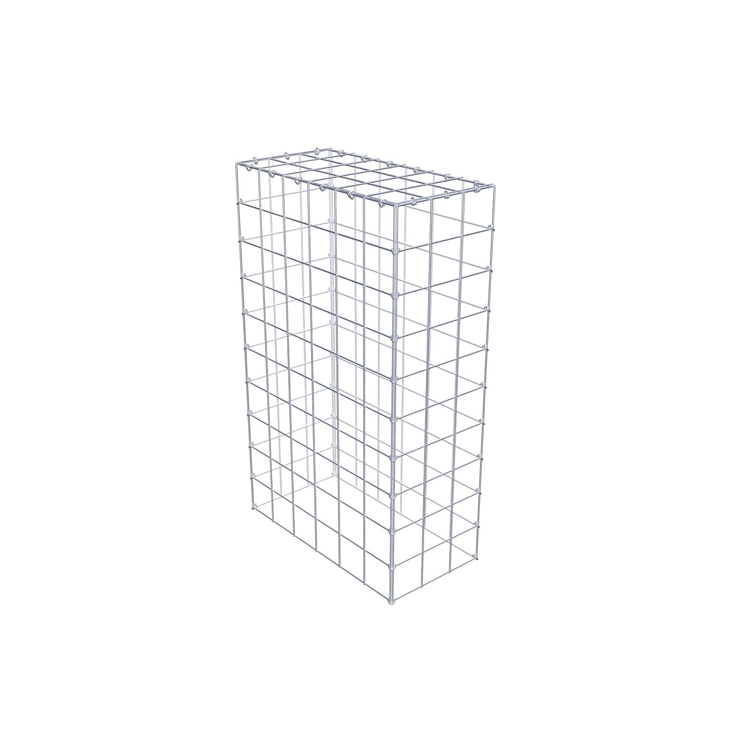 Gabbione aggiuntivo di tipo 3 100 cm x 60 cm x 30 cm (L x A x P), maglia 10 cm x 10 cm, anello a C
