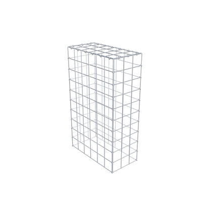 Gabbione aggiuntivo di tipo 3 100 cm x 60 cm x 30 cm (L x A x P), maglia 10 cm x 10 cm, anello a C