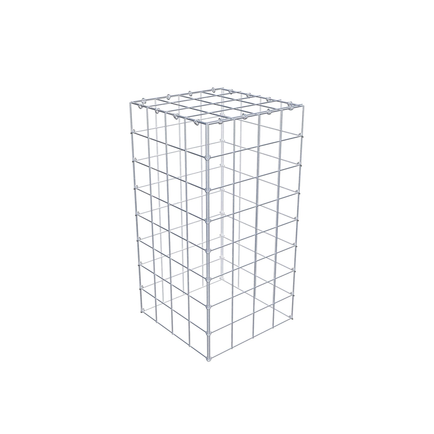 Pilote adicional tipo 3 80 cm x 40 cm x 40 cm (L x A x P), malla 10 cm x 10 cm, anillo en C