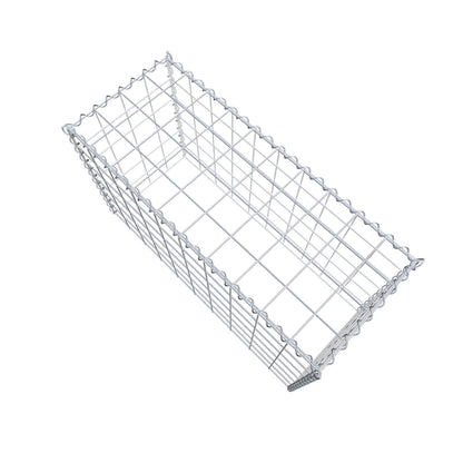 Anbaugabione Typ 3 100 cm x 60 cm x 40 cm (L x H x T), Maschenweite 10 cm x 10 cm, Spirale