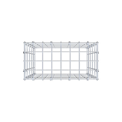 Mounted gabion type 3 50 cm x 40 cm x 20 cm (L x H x D), mesh size 5 cm x 10 cm, C-ring
