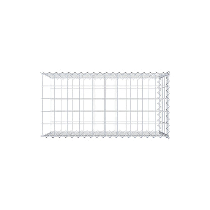 Anbaugabione Typ 2 100 cm x 50 cm x 50 cm (L x H x T), Maschenweite 10 cm x 10 cm, Spirale