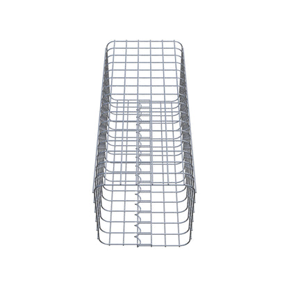 Colonna di gabbioni, angolare 32 cm x 32 cm, alta 80 cm, MW 5 cm x 5 cm