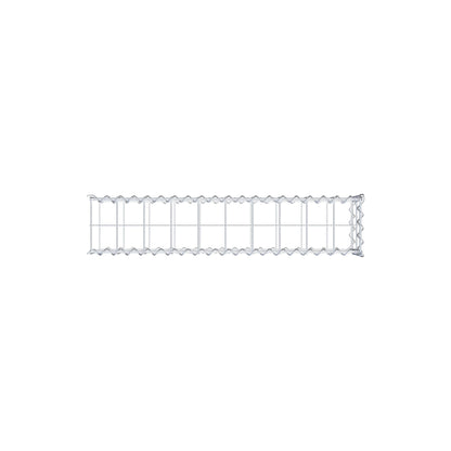 Gabião tipo 2 100 cm x 20 cm x 20 cm (C x A x P), malhagem 10 cm x 10 cm, espiral