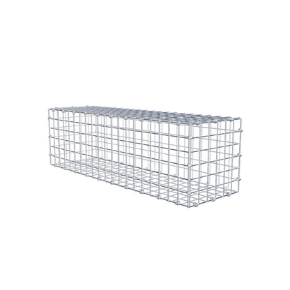 Gabione 100 cm x 30 cm x 30 cm (L x H x T), Maschenweite 5 x 5 cm, Spiralring