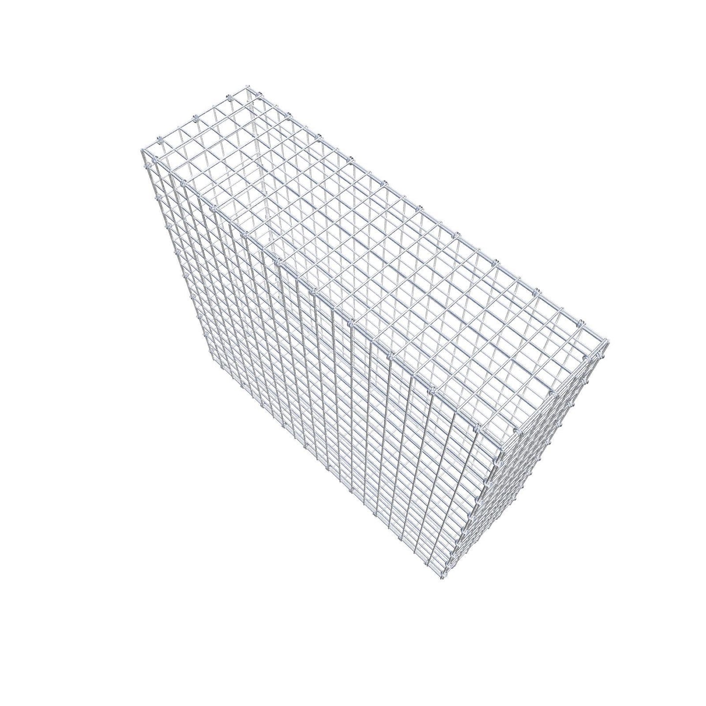 Gabione 100 cm x 90 cm x 30 cm (L x H x T), Maschenweite 5 x 5 cm, Spiralring