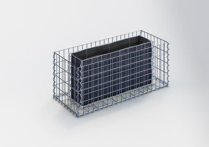 Højbed firkantet 100 cm x 40 cm x 40 cm (L x H x D), maskestørrelse 5 x 10 cm, vægtykkelse 10 cm