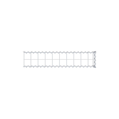 Gabião tipo 4 100 cm x 20 cm x 20 cm (C x A x P), malhagem 10 cm x 10 cm, espiral