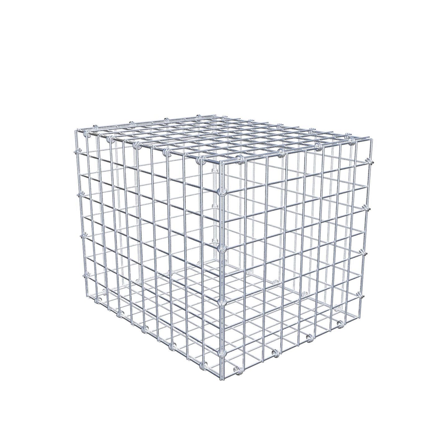 Gabione 50 cm x 40 cm x 40 cm (L x H x T), Maschenweite 5 x 5 cm, Spiralring