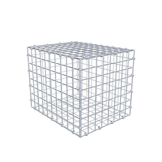 Schanskorf 50 cm x 40 cm x 40 cm (L x H x D), maaswijdte 5 x 5 cm, spiraalring