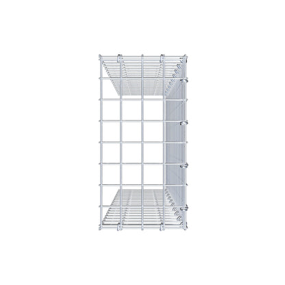 Fourche rapportée type 4 100 cm x 20 cm x 40 cm (L x H x P), mailles 5 cm x 5 cm, anneau C