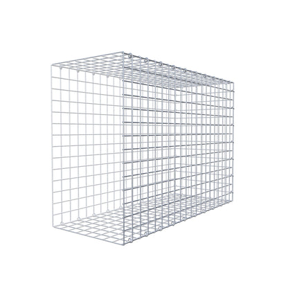 Monteret gabion type 2 100 cm x 70 cm x 40 cm (L x H x D), maskestørrelse 5 cm x 5 cm, C-ring