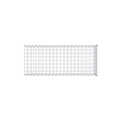 Grown-on gabion type 2 100 cm x 20 cm x 40 cm (L x H x D), mesh size 5 cm x 5 cm, spiral