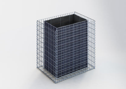 Raised bed square 100 cm x 100 cm x 70 cm (L x H x D), mesh size 5 x 10 cm, wall thickness 10 cm