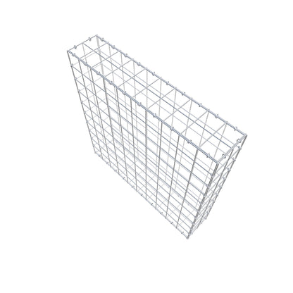 Schanskorf 100 cm x 100 cm x 20 cm (L x H x D), maaswijdte 10 cm x 10 cm, C-ring