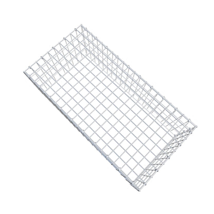 Anbaugabione Typ 3 100 cm x 40 cm x 50 cm (L x H x T), Maschenweite 5 cm x 10 cm, C-Ring